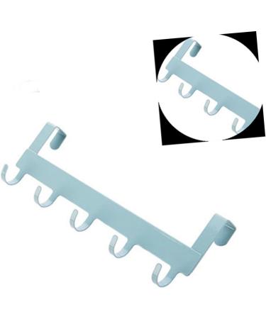 Alipis 2pcs Metal Clothing Rack Towel Hooks Door Towel Rack Clothes Hooks Hook up Multifunction Row Hook Size 1x2pcs Bluex2pcs - Buy Online on GoSupps.com