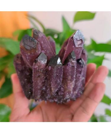 Natural Crystal 300-700g Natural Purple Ghost Quartz Crystal Cluster Crystals raw Gemstone Specimen for Home&Office Decoration Synthetic Power Stone Crystal HOMEZHOU (Size : 500-600g) - Buy Online on GoSupps.com