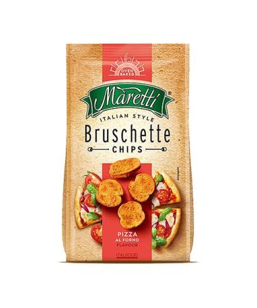 Maretti Bruschette Chips Variety Pack - Oven Baked Assorted Flavors 70g (10 Pizza Flavour) Pizza Flavour 10
