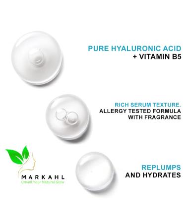 MARKAHL Hyalu B5 Advanced Hydrating Serum - Vitamin B5 Hyaluronic Acid & Madecassoside for Deep Hydration Plumping & Anti-Aging - Ideal for Sensitive Skin - Shop Internationally - Buy Online on GoSupps.com