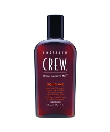 Men's Hair Wax by American Crew, Liquid Wax, Medium Hold with Medium Shine, 5.1 Fl Oz - Buy Online on GoSupps.com