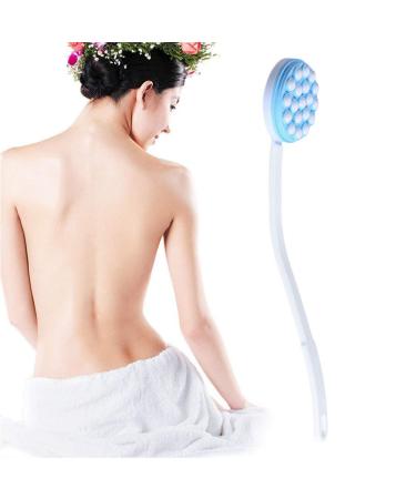 Fauitay 2 in 1 back anger massager back backing aids cremation help for the back alone cream back cream multifunctional massage back brush (white)