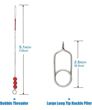 YZD Fly Tying Bobbins Tools 2 Pack with Bobbin Threader - Super Smooth Fly Fishing Lure Making Accessories - Buy Online on GoSupps.com