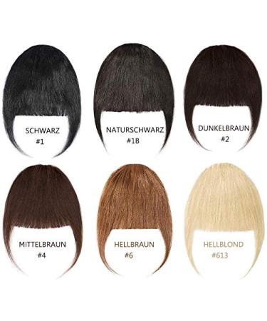 SEGO Pony Hairpiece Fringe Clip-On - 100% Remy Human Hair Extension Light Brown #6 - 25g | Best Clip-On Hair Solutions - Buy Online on GoSupps.com