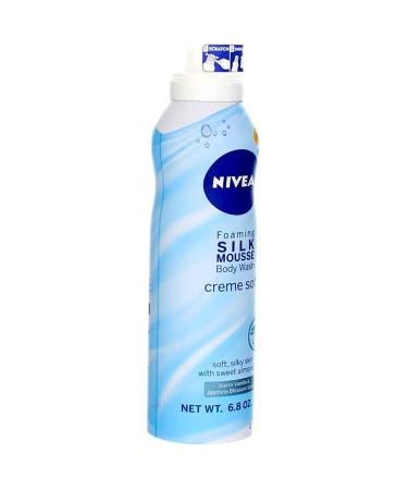 Nivea Creme Soft Foaming Silk Mousse Body Wash - Vanilla & Jasmine Blossom 6.8 oz | International Shipping Available - Buy Online on GoSupps.com
