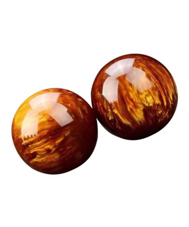 Minkissy 2st Health Ball Meditation Chinese medicine balls Chinese baoding balls Chinese handballs Yang practice handballs for older people yoga fitness resin deliveries