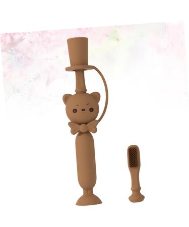 Iwowhero Silicone Baby Toothbrush - Soft Bristle Toddler Finger Brush for Gentle Oral Care - Buy Online on GoSupps.com