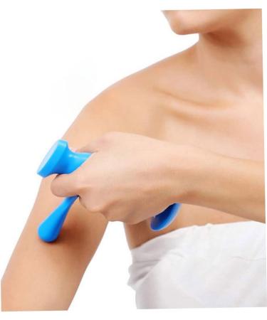 Point Pressure Massage Thumb Saver - Handheld Pain Relief Massager for Back & Body | Blue Massage Tool - Buy Online on GoSupps.com