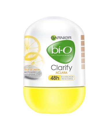 Garnier bi-o Clarify Roll On Antiperspirant Deodorant - 48 Hour Protection - 3 Bottles (Lim n 50mL/1.69 fl oz) | Order Internationally - Buy Online on GoSupps.com