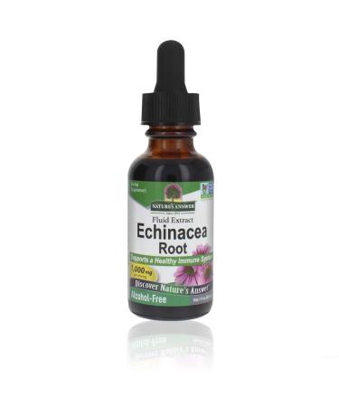 Nature's Answer Echinacea Alcohol Free Extract 1 Fluid Ounce | Promotes Overall Wellness | Natural Immune Booster | Inflammatory Reducer 1 Fl Oz (Pack of 1)