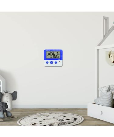 MOMOJIA Digital Thermometer & Humidity Meter | Indoor Outdoor Temperature Sensor for Refrigerator Freezer & Alarm Clock - International Shipping Available - Buy Online on GoSupps.com
