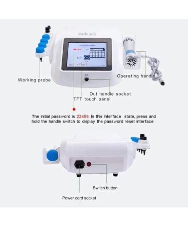 Gehpyyds Shock Wave Therapy Device - Professional ED Treatment & Muscle Pain Relief Massage Device for Optimal Body Formation - Buy Online on GoSupps.com