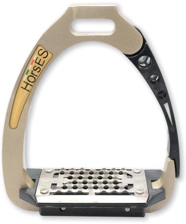 Horses Safety Stirrups - Maximum Comfort & Safety for Riders | Elegant Gold/Black Design - Buy Online on GoSupps.com