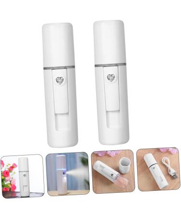 Healeved 6 Pcs Spray Meter Essential Oils Diffuser Facial Tools for Skin Care Skin Moistener White Plastic 11.4X3CMx3pcs - Buy Online on GoSupps.com