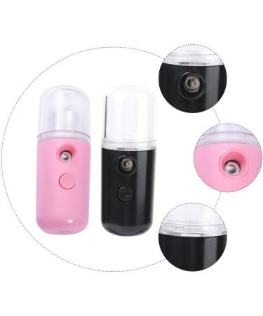 FOMIYES 2pcs Spray Hydrating Apparatus Mini Spray Bottle Handheld Sprayer Face Mist Sprayer Small Pill Spa 10.5x3.5cm Black - Buy Online on GoSupps.com