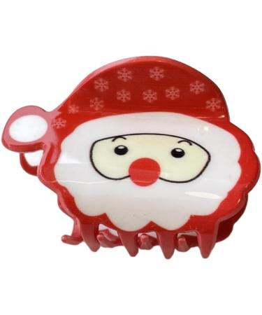 xbiez Christmas Style Santa/Tree/Snowflake/Shoes/Snowman Pattern Hair Claw Delicate Ladies Taking Photo Braids Hair Claw NewChristmas stockin - Buy Online on GoSupps.com