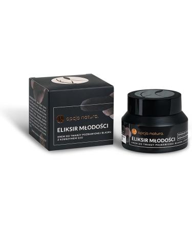 Opcja Natura Elixir Youth Q10 Moisturizing face cream with Koeynzyme natural wrinkle cream for light skin tone 50 ml - Buy Online on GoSupps.com