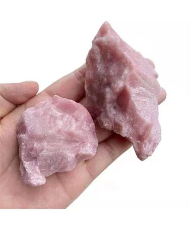 200g-290g Crystal Rough Natural Quartz Raw Pink Opal Chunk Stones 1PC Suitable for Home Room Decoration Stone Mineral Specimen