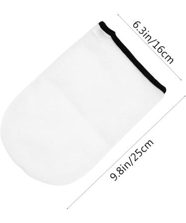 FRCOLOR 2 Pairs of Horn Boots Leather White Ankle Boots Hand Moisture Gloves Gel Liner Spa Wax Foot Cover Spa Gloves Foot Bath with Paraffin Wax Foot Bath Covers Man Lotion 16x25cm White - Buy Online on GoSupps.com