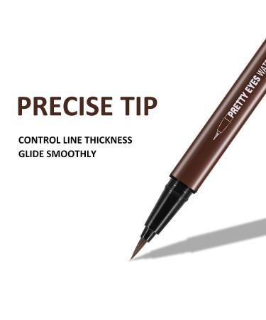 Boobeen Liquid Eyeliner Pen - Matte, Long Lasting, Precision Tip - Bold Eye Makeup (04) - Buy Online on GoSupps.com