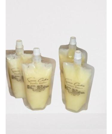 7.5oz Set of 2 Squeezable Wax melt (Cashmere Romance Sweater Weather) Highly Fragrant Long Burning Clean Burn. Scented Candles squeezable Hand Crafted Homemade Perfect for Wax Warmers