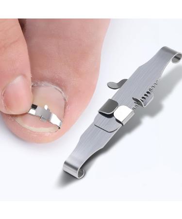 2-Piece Set Stainless Steel Ingrown Toenail Corrector Ingrown Toenail Correction Buckle Paronychia Correction Tool Repairing Nails That Grow Inward to Improve Their Shape and Reduce Pain - Buy Online on GoSupps.com