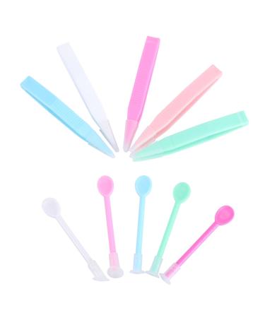 Ultechnovo tweezers suck 10 sets tool tweezers mirror film tool tongs suck remote glasses such as shown