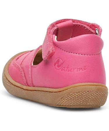 Naturino WAD Leather Closed-Toe Shoes - 3.5 UK Child - Fuchsia - Buy Online on GoSupps.com