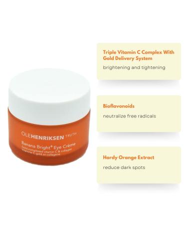 Ole Henriksen Banana Bright+ Vitamin C Eye Cr me 0.5 oz - Hydrating Eye Cream 0.50 Ounce - Buy Online on GoSupps.com