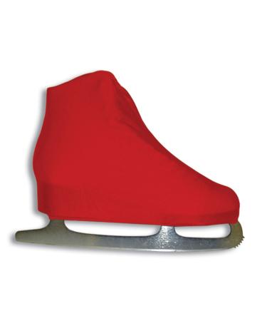 A&R Sports Lycra Ice Skate Boot Covers Red