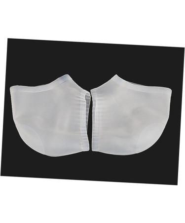 Mikinona 1pair Cushion Sleeves Shoe Inserts Silica Protective Sleeve Heel Soreness Relief Pedicure Heel Crack Cushion for Heels Insole Shoe Pads White Soft Men and Women - Buy Online on GoSupps.com