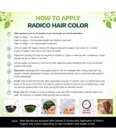 Radico Colour Me Organic Dark Brown - Natural Hair Dye for International Shipping - Buy Online on GoSupps.com