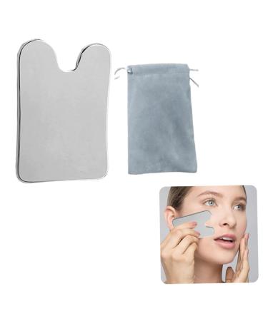 Stainless Steel Gua Sha Scraping Board - Face & Body Massage Tool for Muscle Relief | International Shipping - Buy Online on GoSupps.com