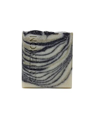 CRITERION Zebra Mint Mineral Spa Sea Salt Soap Bar with French Green Clay - 100% natural & vegan 160g