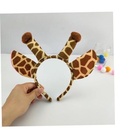 Christmas Elk Headband Cute Giraffe Headband for Kindergarten Activities Christmas Costume Decoration Khaki 1 Pc Hair Accessories - Buy Online on GoSupps.com
