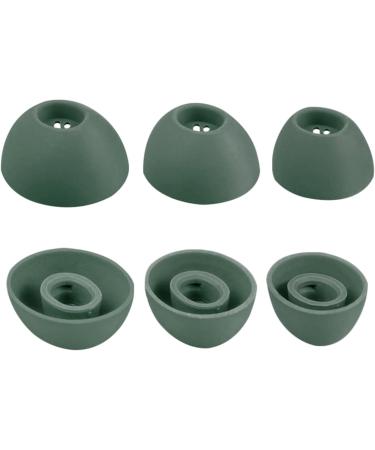 3Sets Silicone Earbud Tips Earplugs for Buds 2 in Ear Headphones Eartips Sound Isolation Dark Green - Buy Online on GoSupps.com