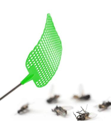 AOLIAO Retractable Fly Swatters Heavy Duty Long Handle Flyswatter Shatter Insect Control Net Shoot for Home Indoor and Outdoor Green - Buy Online on GoSupps.com