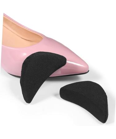 NOLITOY 4 Pairs Reusable Shoe Inserts - Too Big Shoe Toe Plugs & Filler Pads for Men & Women - Ultimate Comfort Front Feet Padding - Black 7X3.5CM - Buy Online on GoSupps.com