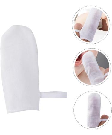 Minkissy 18-Piece Gauze Fingerlings Mouth Cleaner & Baby Toothbrush for 6-12 Months - Soft Rubber Fabric Tongue Cleaner for Newborns - International Shipping Available - Buy Online on GoSupps.com