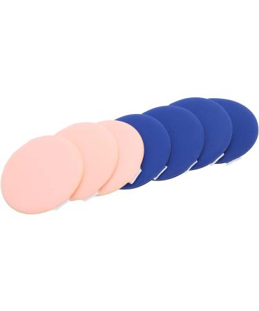 Verdant Touch 7 Pack Makeup Puff Round Soft Air Cushion Puff for Wet and Dry Use Dark Blue Pink - Buy Online on GoSupps.com