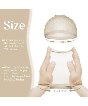 Dreamlover Wig Cap for Lace Wigs - Transparent Hair Network Light Brown 12 Pack | HD Quality & Comfort - Buy Online on GoSupps.com