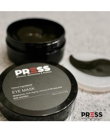 PRESS SKINCARE Under Eye Mask Patches - 30 Pairs for Dark Circles Puffiness & Wrinkles with Collagen Hyaluronic Acid & Black Pearl - Buy Online on GoSupps.com