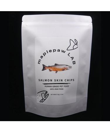 maplepaw Salmon Skin Chips Treat Pet Dog Cat - Buy Online on GoSupps.com