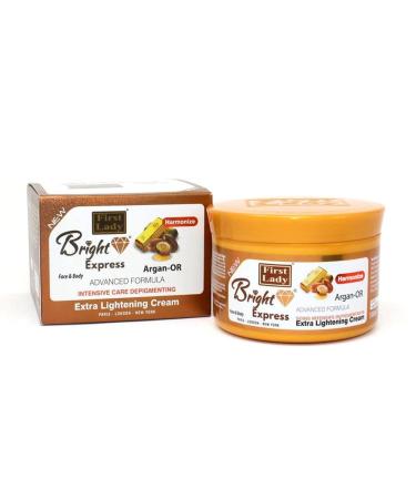 Bright Express Argan OR (Gold) Extra Skin Lightening Face & Body Cream 500ml - Harmonize