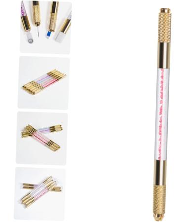 Angoily Embroidery Pencil Eyebrow Pencil Rhinestones Makeup Pen 1 count (Pack of 1) Pink - Buy Online on GoSupps.com