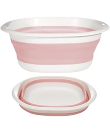 Camping Foldable Wash Bins Hangable Sink Foldable Dish Tub for Camping Portable Washing Basin Space Saving Hangable Washtub Pink Medium - Buy Online on GoSupps.com