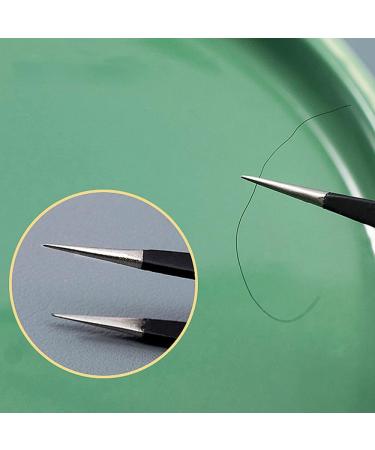 Multi-Functional Tweezers for Nail Art, Eyelash Extension, and Ingrown Hair Removal - Black Rhinestone Pickers Included - Buy Online on GoSupps.com