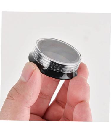 NOLITOY 20pcs Eye Shadow Box Lip Balm Containers Travel Accessories Nail Art Accessory Storage Organizer Black 3.9x3.9cm - Buy Online on GoSupps.com
