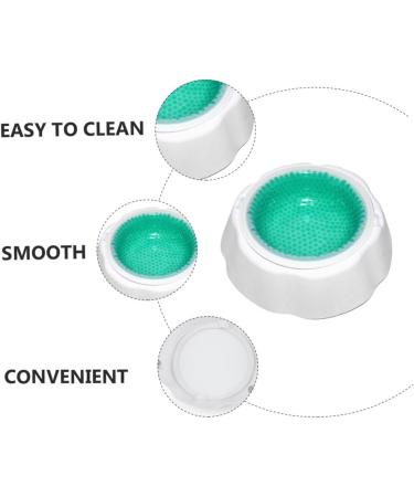 Ipetboom Cooling Dog Cooler Bowl Cats Water Bowl Dog Food Feeder Pet Bowl Pp Indoor Cooling Artifact 24X17X6.6CM Green - Buy Online on GoSupps.com