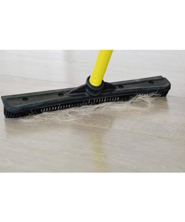 Pet Hair Remover Carpet Rake - FURemover Broom with Telescoping Handle and Squeegee for Effective Pet Hair Removal - Buy Online on GoSupps.com